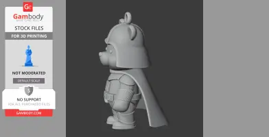 Winnie the Pooh Darth Vader Ring Figure