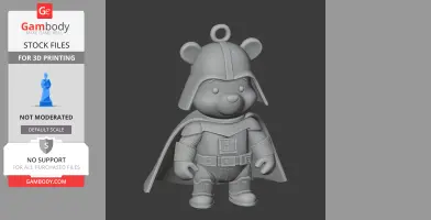 Winnie the Pooh Darth Vader Ring Figure