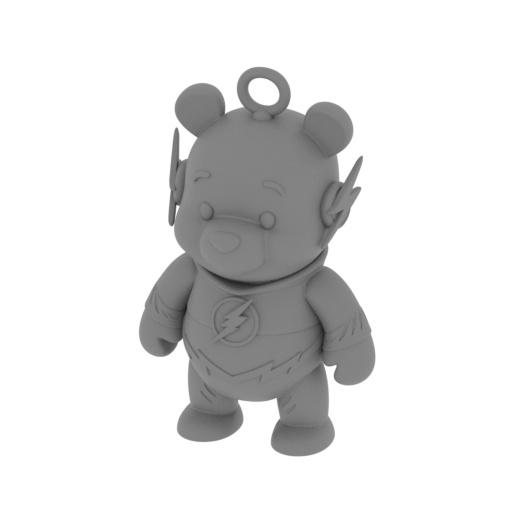 Winnie the Pooh Flash Ring Figure.stl