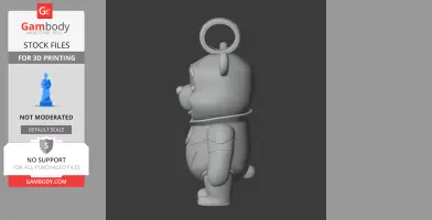 Winnie the Pooh Green Lantern Ring Figure