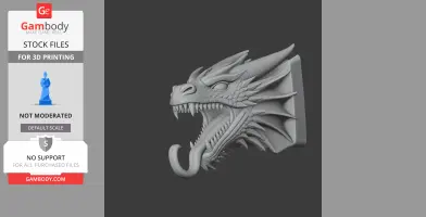 Dragon Head Wall Hanger Coat and Key Holder Hook