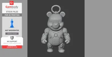 Winnie the Pooh Iron Man Ring Figure