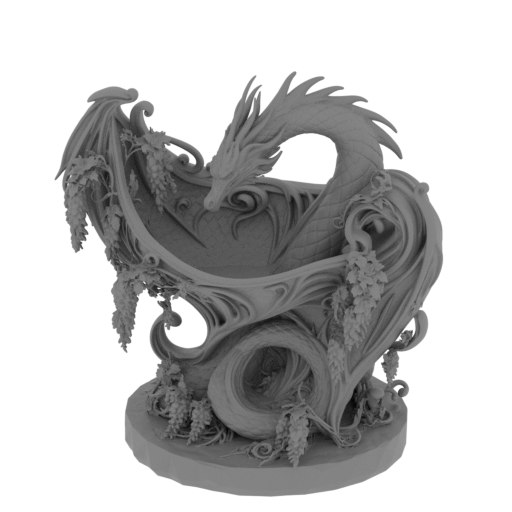 Wisteria Dragon Bowl.stl
