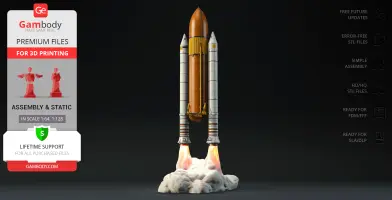 Discovery Fuel Tank & Boosters Add-on 3D Printer Files | Assembly