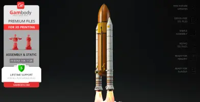 Discovery Fuel Tank & Boosters Add-on 3D Printer Files | Assembly