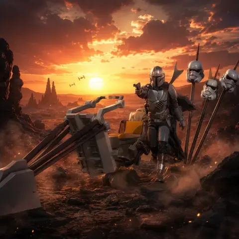 The Mandalorian - Variants - Bust & Speeder Bike - Premium STL Collectible