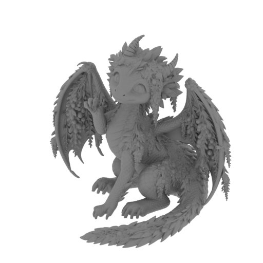 Wisteria Dragon.stl