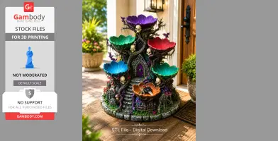 Haunted Hollow Gothic Organizer STL File for 3D Print