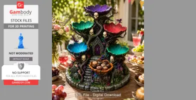 Haunted Hollow Gothic Organizer STL File for 3D Print
