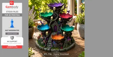 Haunted Hollow Gothic Organizer STL File for 3D Print