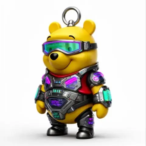 Winnie the Pooh Cyberpunk Ring Figure