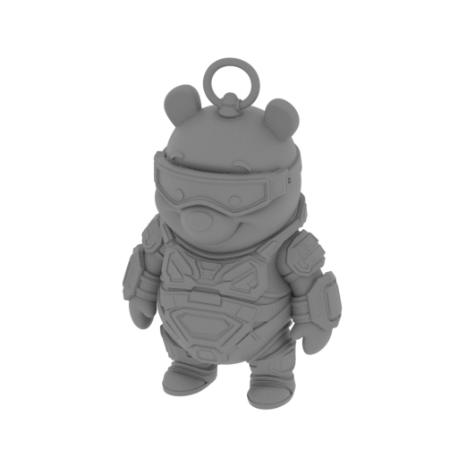 Winnie the Pooh Cyberpunk Ring Figure.stl