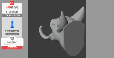Bat Head Wall Hanger Coat and Key Holder Hook