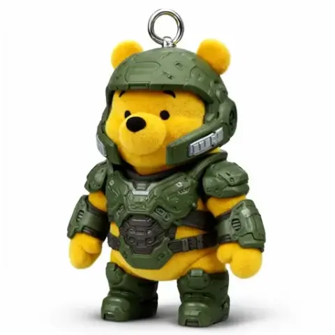 Winnie the Pooh Doom Slayer Ring Figure