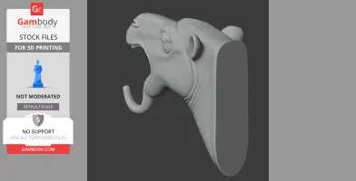 Camel Head Wall Hanger Coat and Key Holder Hook