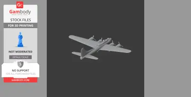 B-17 Flying Fortress Plane