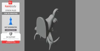 Deer Head Wall Hanger Coat and Key Holder Hook