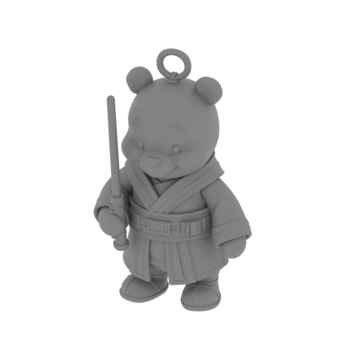 Winnie the Pooh Jedi Ring Figure.stl