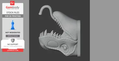 Dinosaur Head Wall Hanger Coat and Key Holder Hook