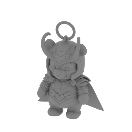 Winnie the Pooh Loki Ring Figure.stl