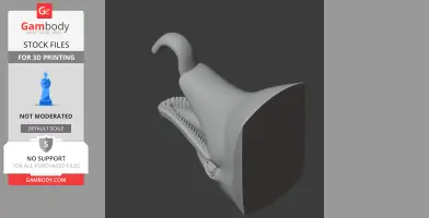 Dolphin Head Wall Hanger Coat and Key Holder Hook
