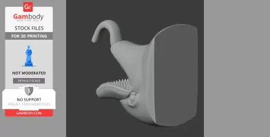 Dolphin Head Wall Hanger Coat and Key Holder Hook
