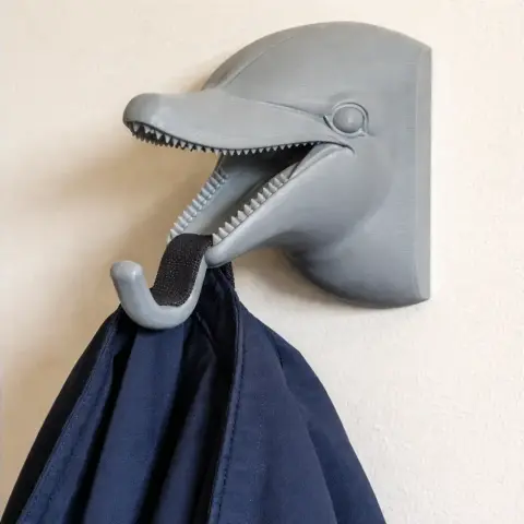Dolphin Head Wall Hanger Coat and Key Holder Hook