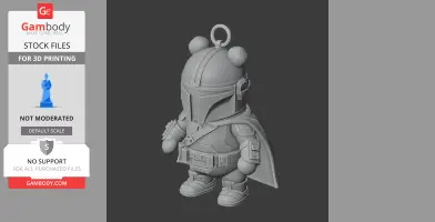 Winnie the Pooh Mandalorian Ring Figure