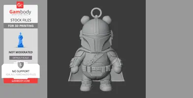 Winnie the Pooh Mandalorian Ring Figure