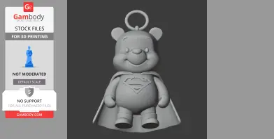 Winnie the Pooh Superman Ring Figure