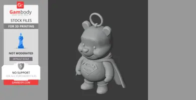 Winnie the Pooh Superman Ring Figure