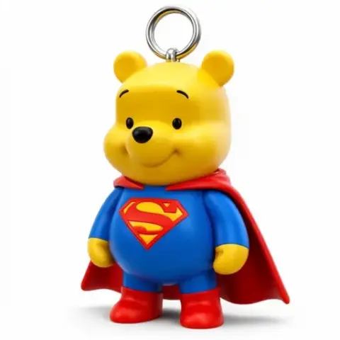 Winnie the Pooh Superman Ring Figure