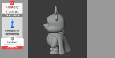 Winnie the Pooh Superman Ring Figure