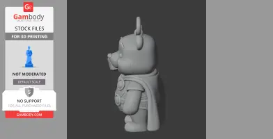 Winnie the Pooh Thor Ring Figure