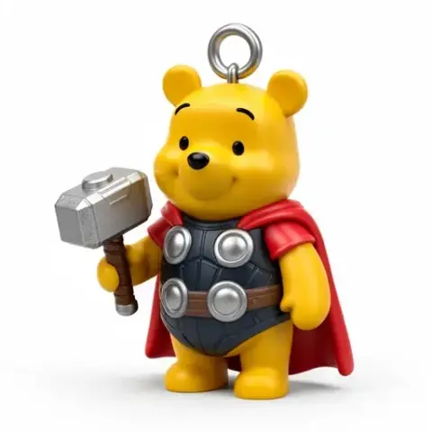 Winnie the Pooh Thor Ring Figure