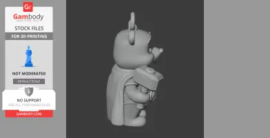 Winnie the Pooh Thor Ring Figure