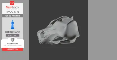 Barbary Lion Skull