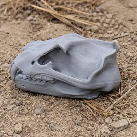 Barbary Lion Skull