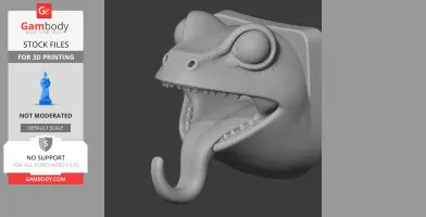 Frog Head Wall Hanger Coat and Key Holder Hook