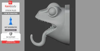 Frog Head Wall Hanger Coat and Key Holder Hook