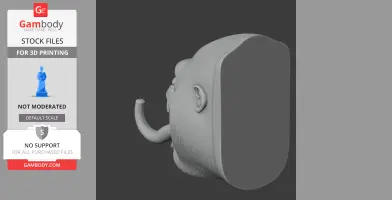 Gorilla Head Wall Hanger Coat and Key Holder Hook