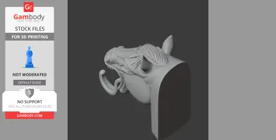 Horse Head Wall Hanger Coat and Key Holder Hook