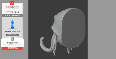 Jellyfish Head Wall Hanger Coat and Key Holder Hook