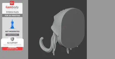 Jellyfish Head Wall Hanger Coat and Key Holder Hook