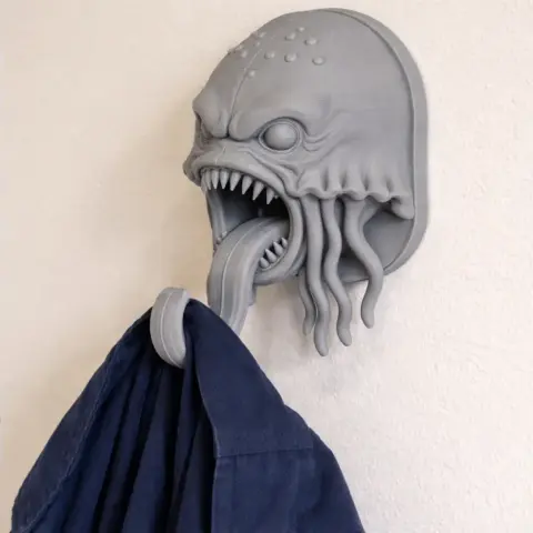 Jellyfish Head Wall Hanger Coat and Key Holder Hook