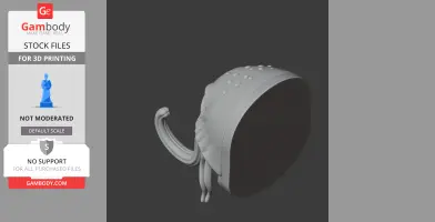 Jellyfish Head Wall Hanger Coat and Key Holder Hook