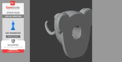 Koala Head Wall Hanger Coat and Key Holder Hook
