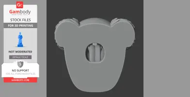 Koala Head Wall Hanger Coat and Key Holder Hook