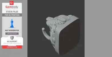Lion Head Wall Hanger Coat and Key Holder Hook