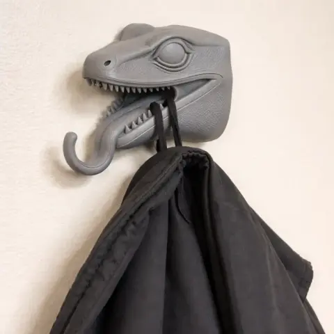 Lizard Head Wall Hanger Coat and Key Holder Hook